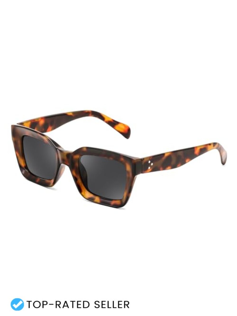 Classic Square Sunglasses UV400 Protection Fashion Thick Frames